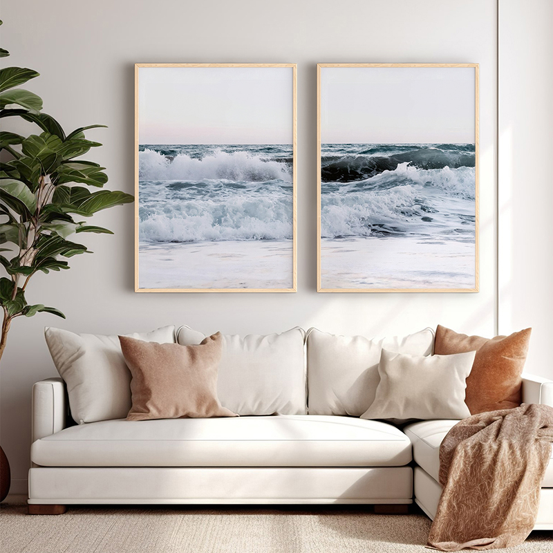 Картина, Kaleria, Многоцветен, Дърво, 33х1.5х48см.