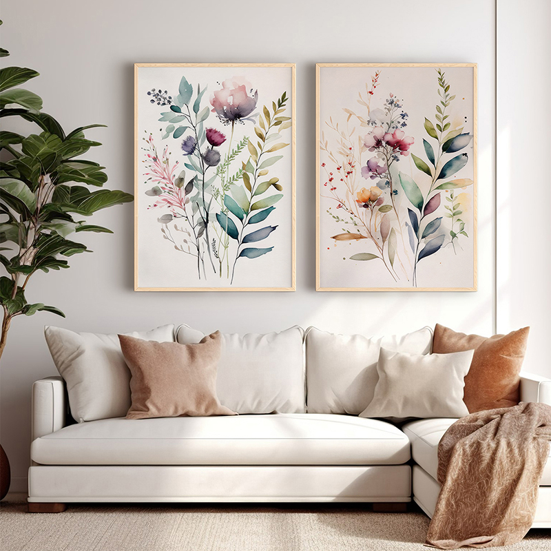 Картина, Jeremy, Многоцветен, Дърво, 33х1.5х48см.