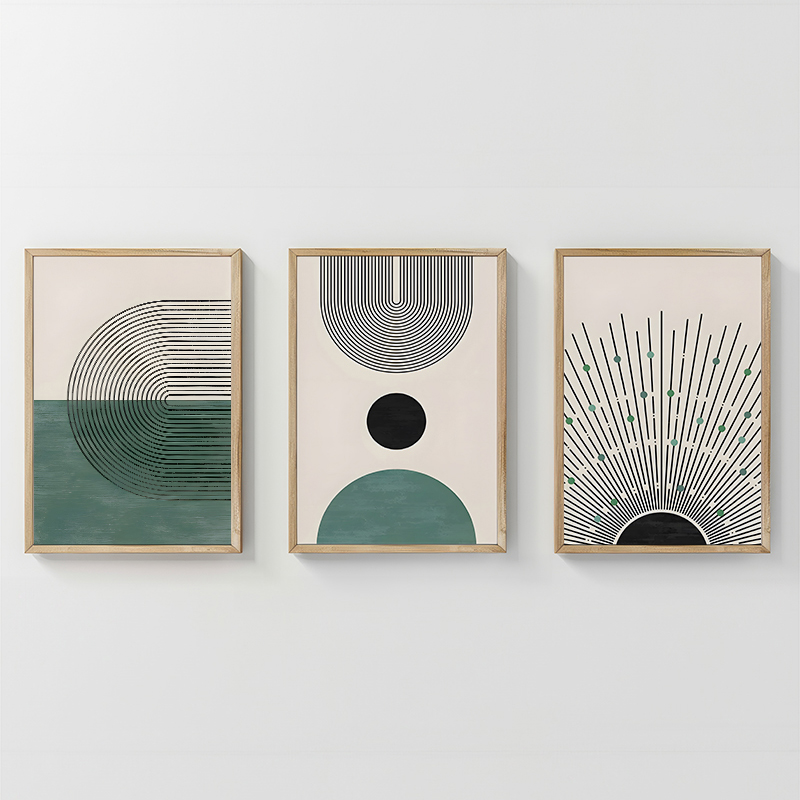 Картина, Kertia, Многоцветен, Дърво, 33х1.5х48см.