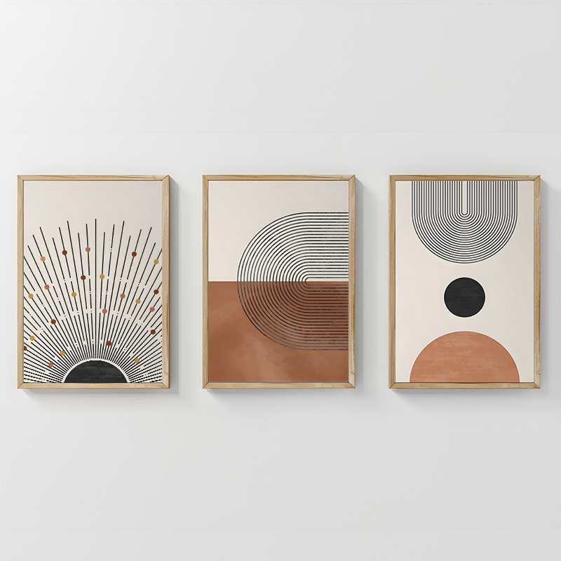 Картина, Jemba, Многоцветен, Дърво, 33х1.5х48см.