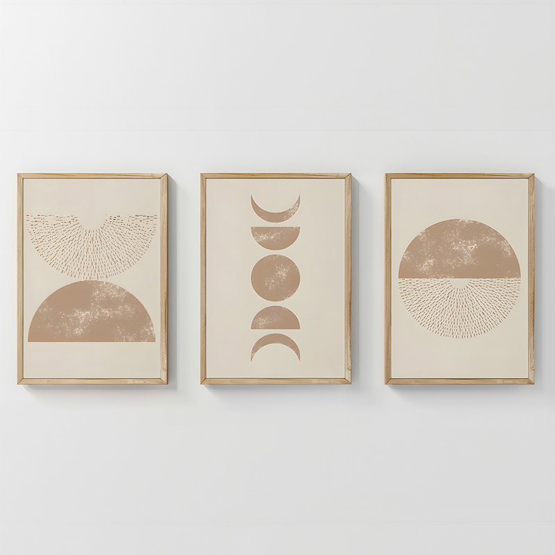 Картина, Kriky, Многоцветен, Дърво, 33х1.5х48см.