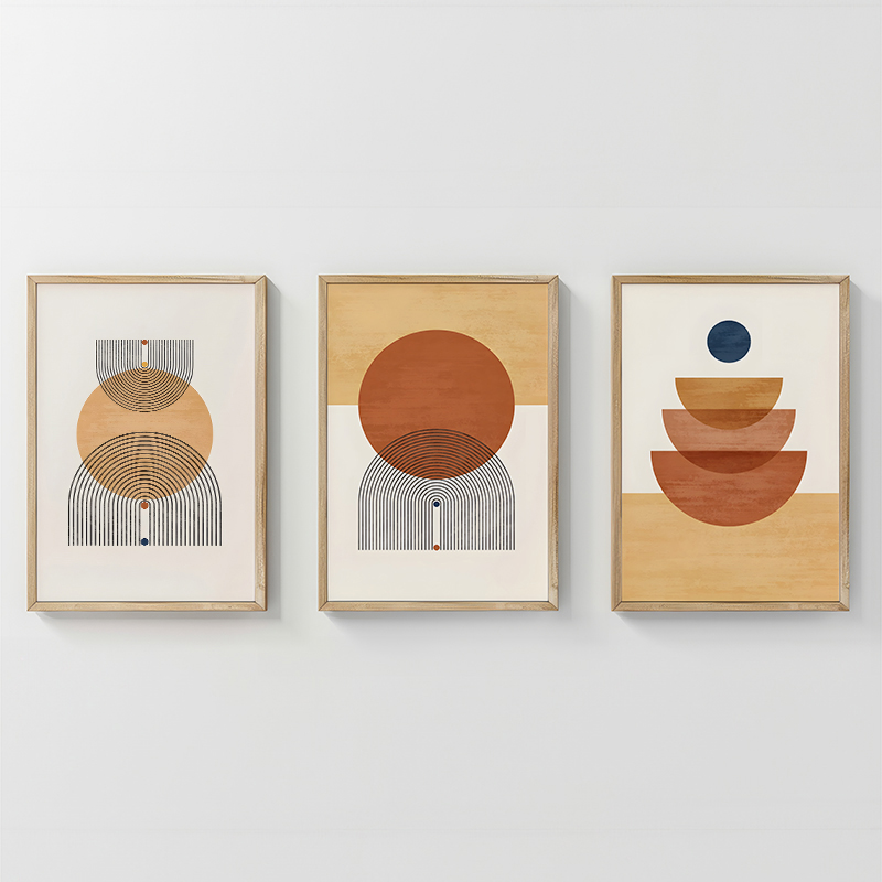 Картина, Mireta, Многоцветен, Дърво, 33х1.5х48см.