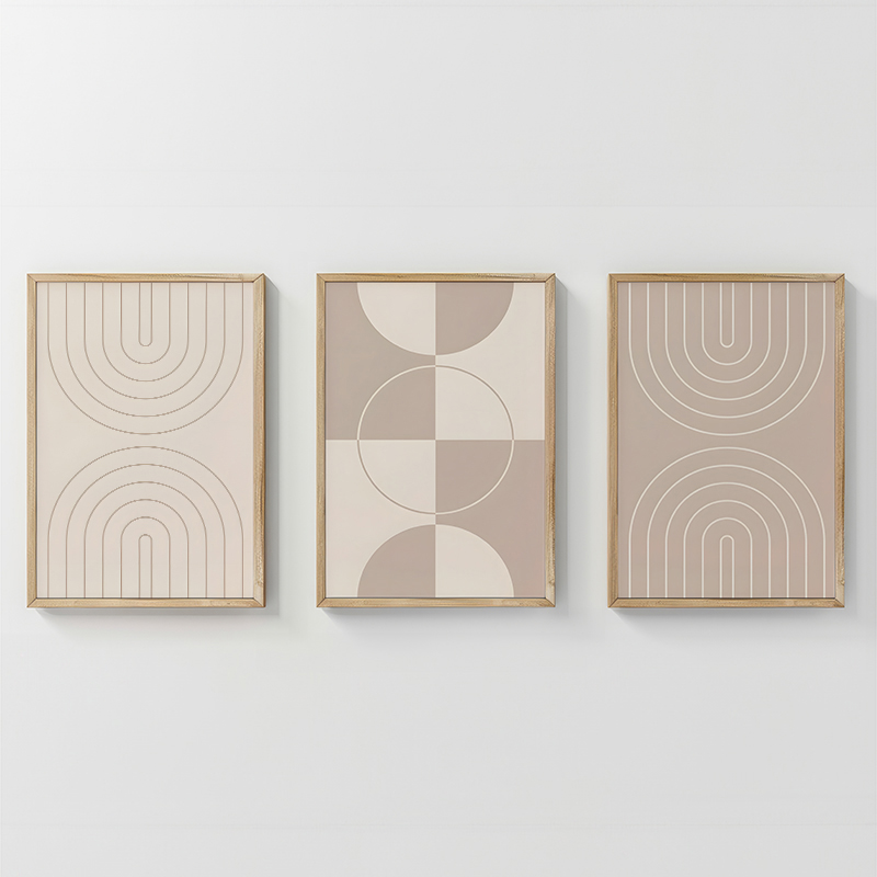 Картина, Zenzia, Многоцветен, Дърво, 33х1.5х48см.