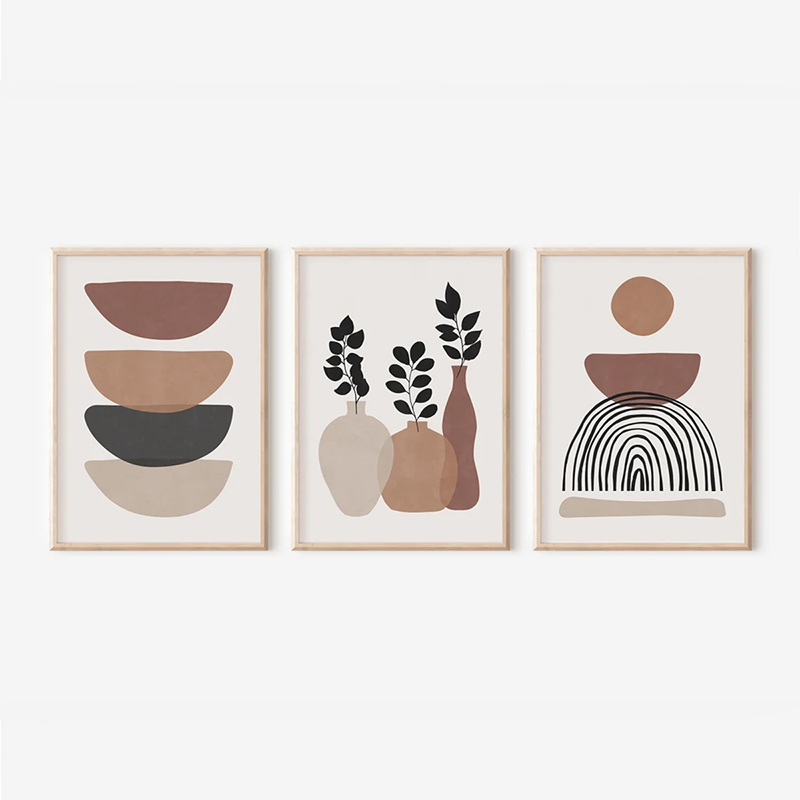 Картина, Yenia, Многоцветен, Дърво, 33х1.5х48см.