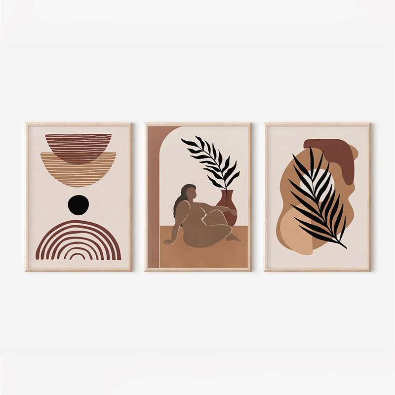 Картина, Fanzia, Многоцветен, Дърво, 33х1.5х48см.