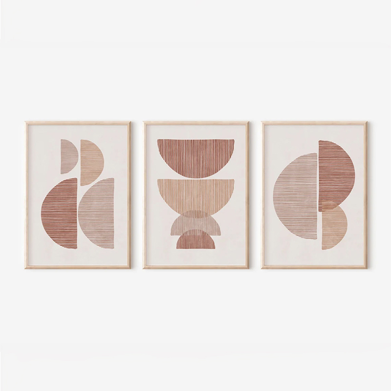 Картина, Peria, Многоцветен, Дърво, 33х1.5х48см.