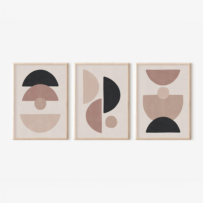 Картина, Veyra, Многоцветен, Дърво, 33х1.5х48см.