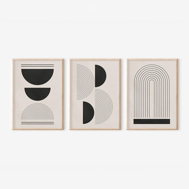 Картина, Nuvia, Многоцветен, Дърво, 33х1.5х48см.