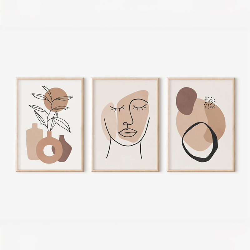 Картина, Grende, Многоцветен, Дърво, 33х1.5х48см.