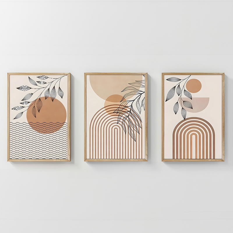 Картина, Zephra, Многоцветен, Дърво, 33х1.5х48см.