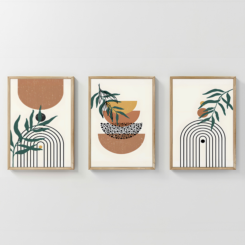 Картина, Mylen, Многоцветен, Дърво, 33х1.5х48см.