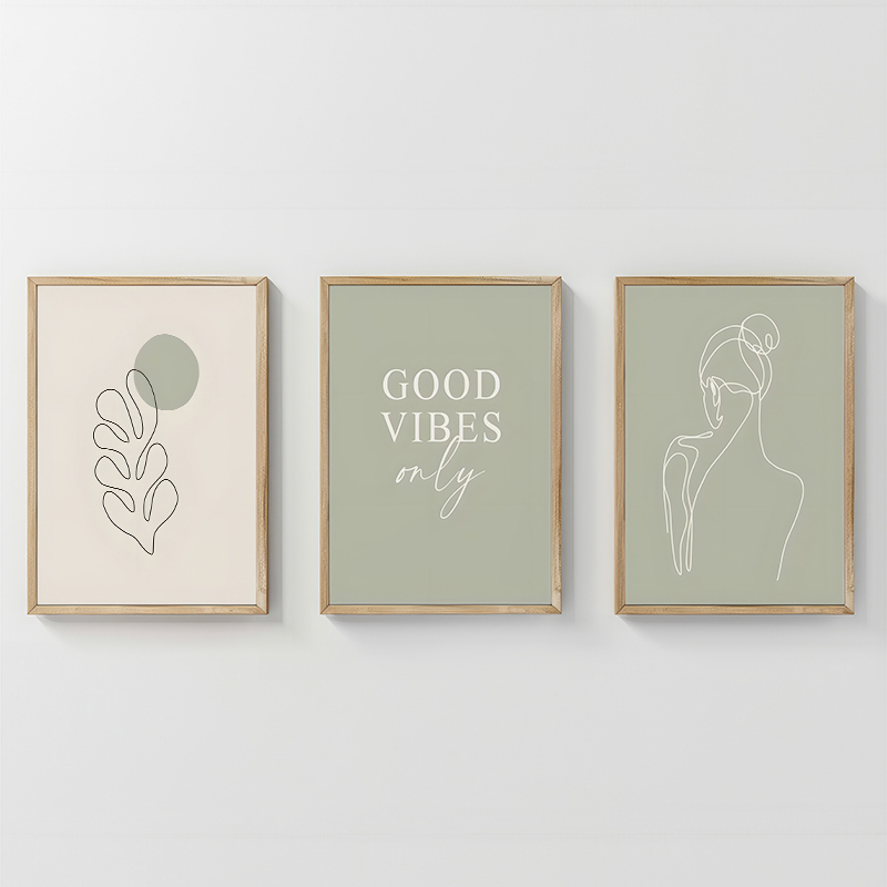 Картина, Veyra, Многоцветен, Дърво, 33х1.5х48см.