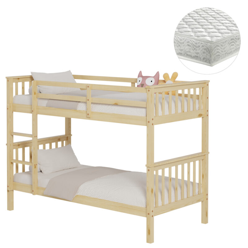 Легло, HM21307, Натурален, Чам, 90х190см.