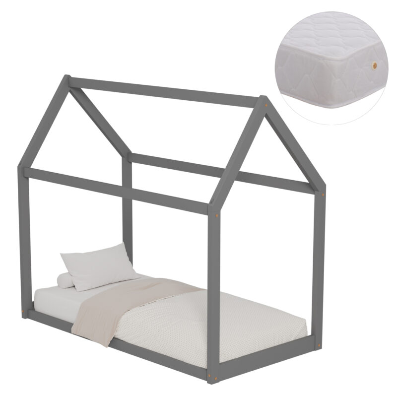 Легло, HM21303.02, Сив, Чам, 70х140см.