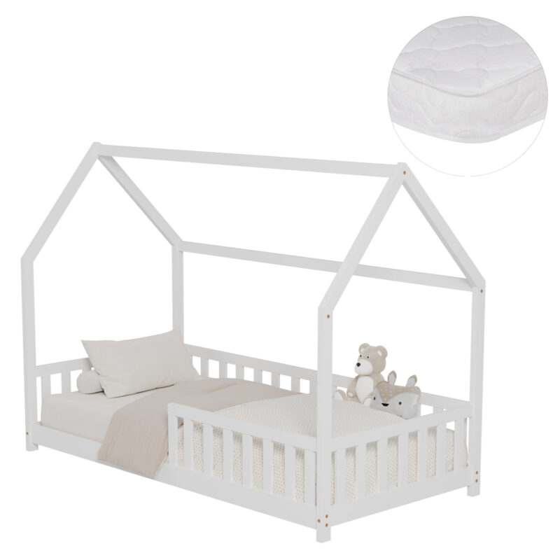 Легло, HM21304.01, Бял, Чам, 90х190см.