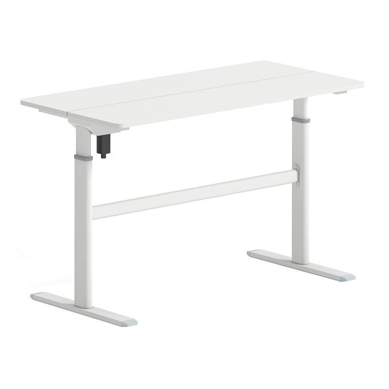 Бюро, Electric Height adjustable Desk, Бял, Метал, 120х60х115см.