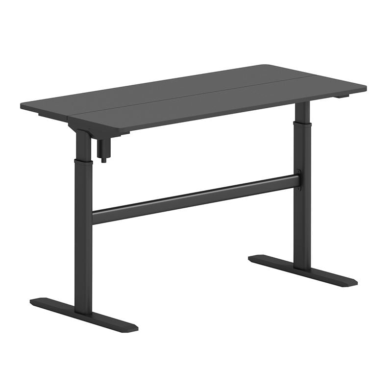 Бюро, Electric Height adjustable Desk, Черен, Метал, 120х60х115см.