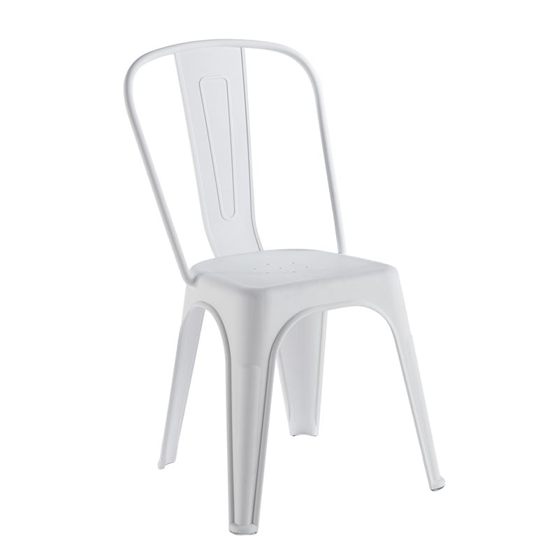 Стол, PP Chair, Бял, Пластмаса, 47х47х86см.