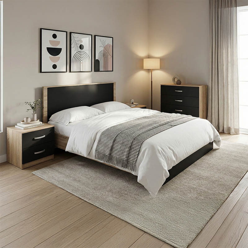 Легло, Athos Sonoma Anthracite, 160х200см.