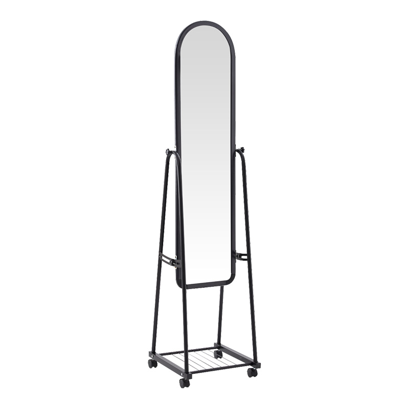 Рафтове, pp-metal wheeled mirror with shelf, 38.5х37.5х160см.