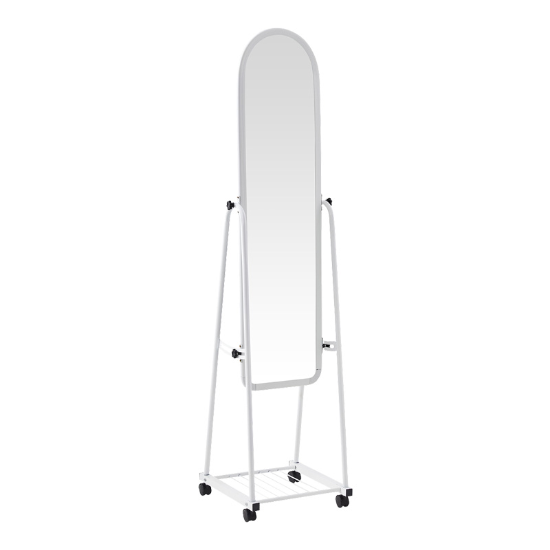 Рафтове, pp-metal wheeled mirror with shelf, 38.5х37.5х160см.