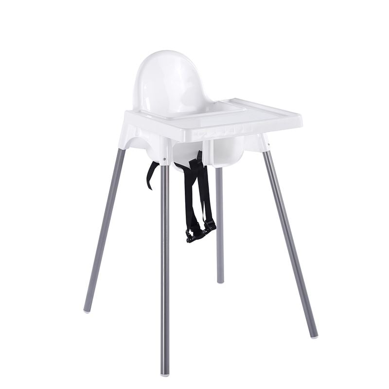 Поднос, BABY Highchair, Бял, Пластмаса, 42х54х90см.