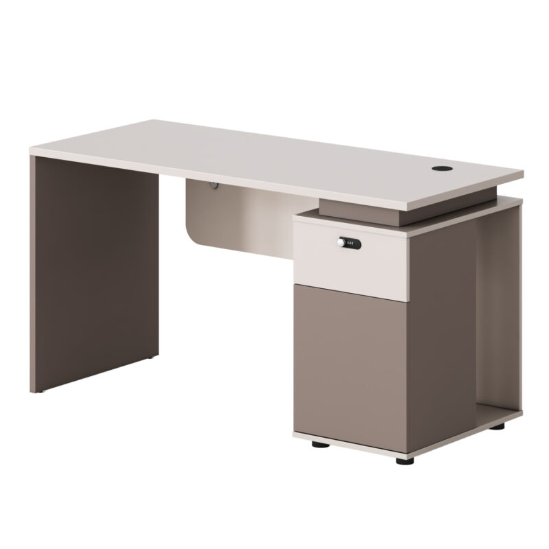 Офис бюро, NEWLINE, Дясно, Кремав, ПДЧ, 120х60х75см.