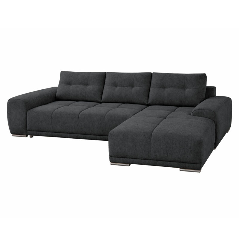 Диван, COMFYRA, Сив, Текстил, 270х181х75см.