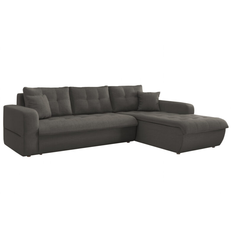 Диван, KANSO, Сив, Текстил, 244х188х80см.