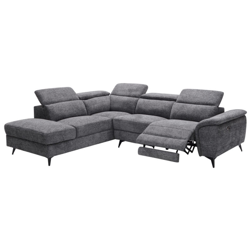 Диван, HM3339.01L, Сив, Текстил, 290х220х80см.
