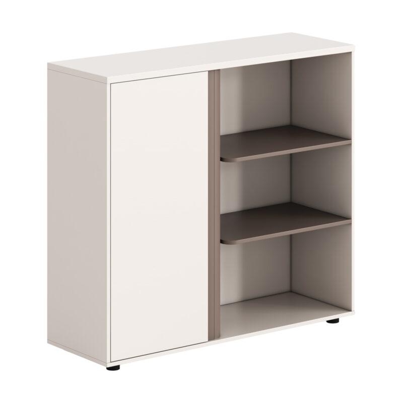 Офис Шкаф, NEWLINE, Кафяв, ПДЧ, 120х40х110см.