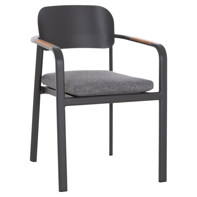 Трапезен стол, ELARA, Натурален, Дърво, 56х62х78см.