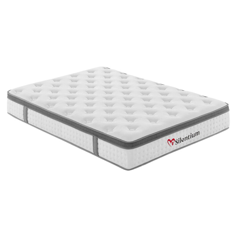 Матрак, MATTRESS DOUBLE SILENTIUM, Бял, Бонел, 150х200х30см.