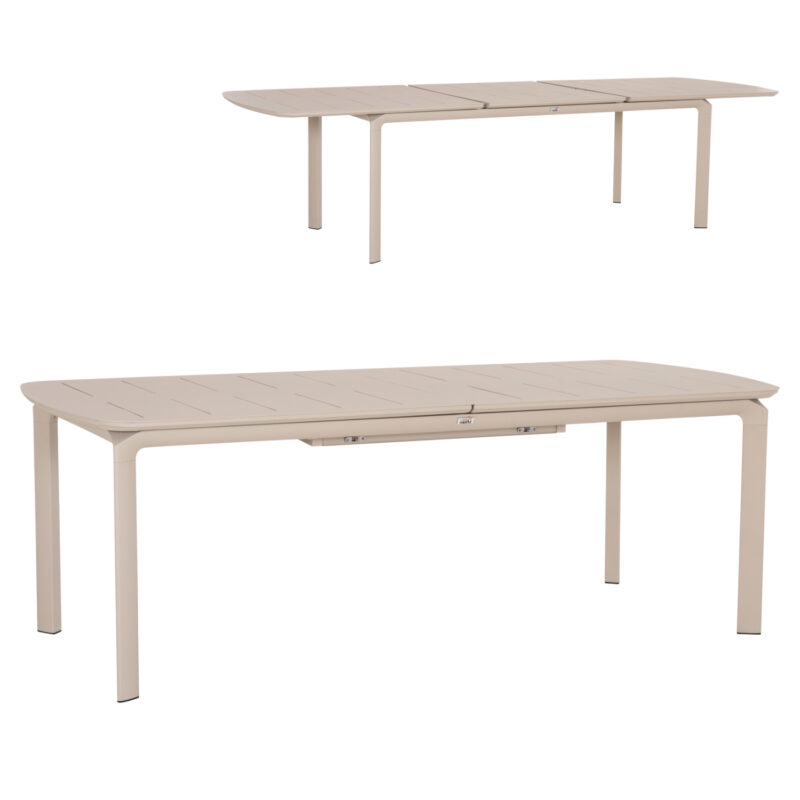 Трапезна маса, HM6415.05, Бежов, Алуминий, 300х100х75см.