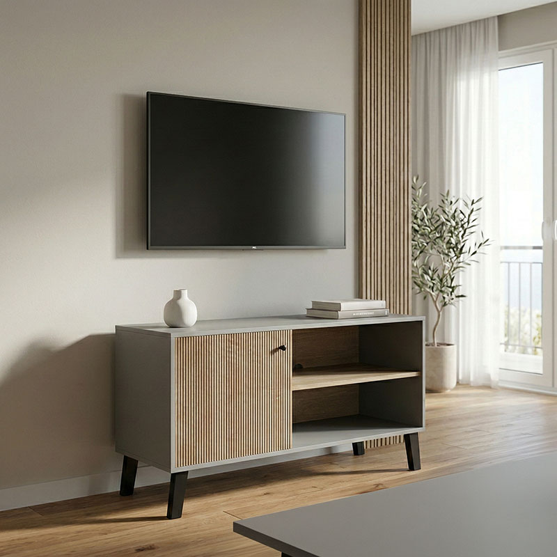 Стойка за телевизор, sonoma-anthracite, 100х40х51см.