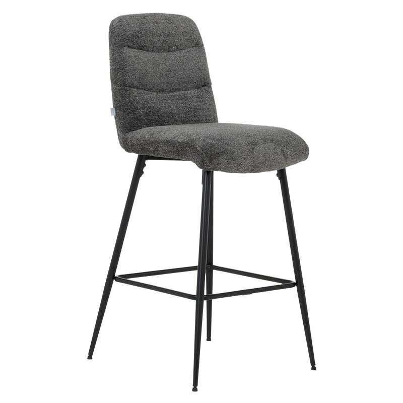 Бар стол ALFORD – тъмносив хV