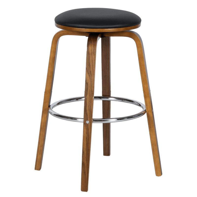 Бар стол 4030 – орех/черен