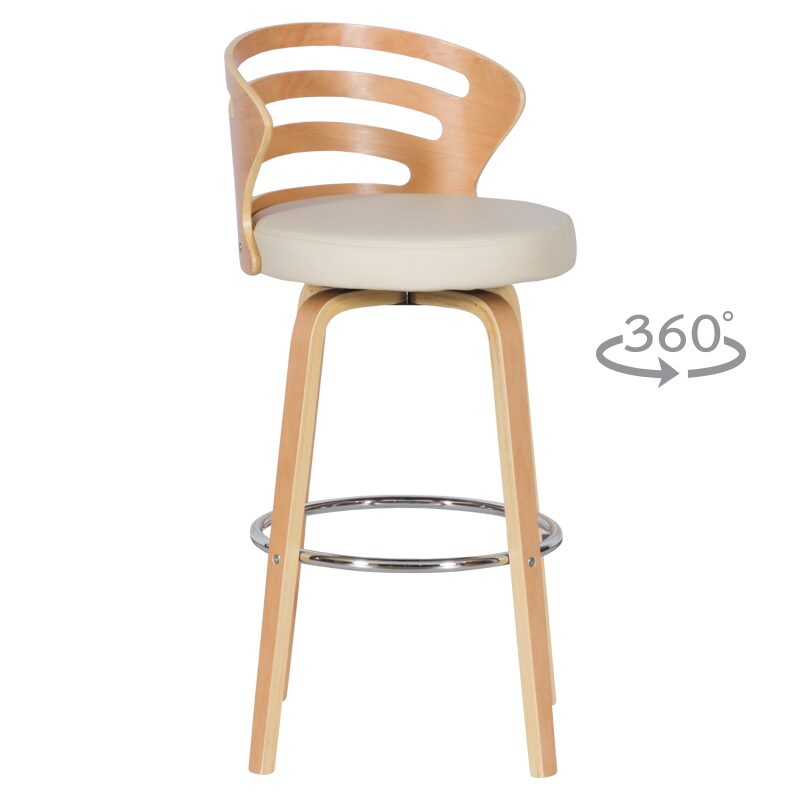 Бар стол 4041 – бук – крем