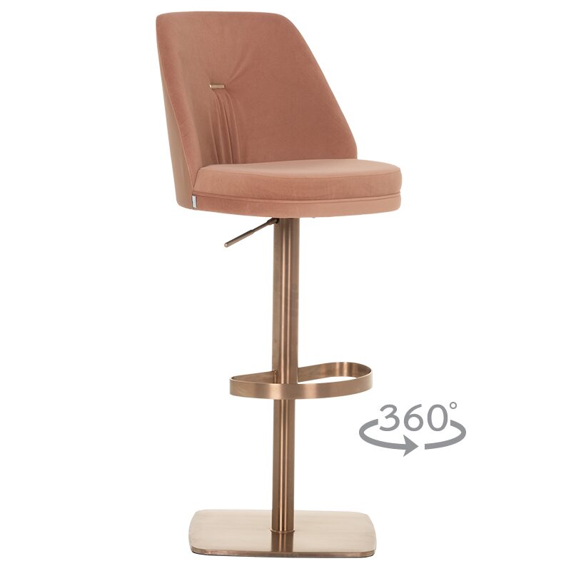 Бар стол HAUNA – розов RG