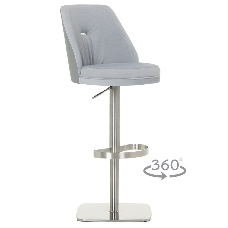 Бар стол HAUNA – светлосив SS