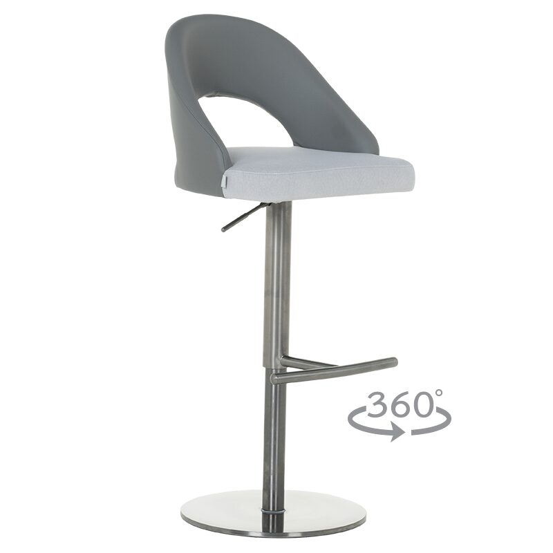 Бар стол KUTANA – светлосив BG