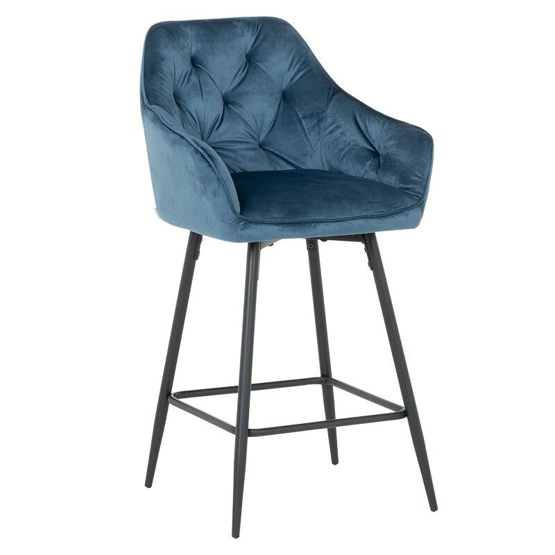 Бар стол LAZIO – син