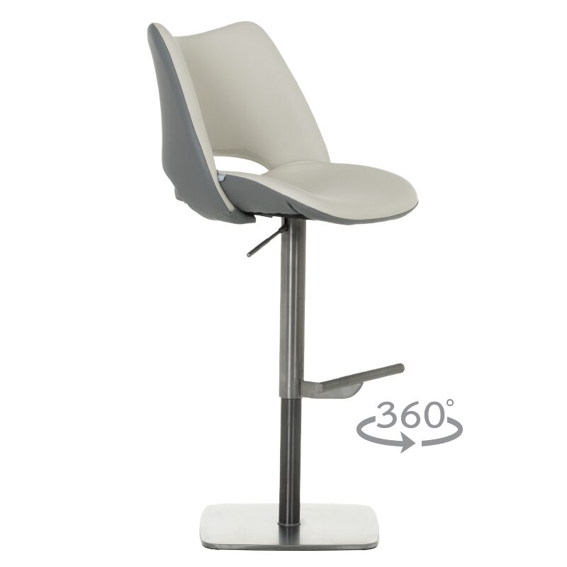 Бар стол MARIRA 2 – светлосив BG