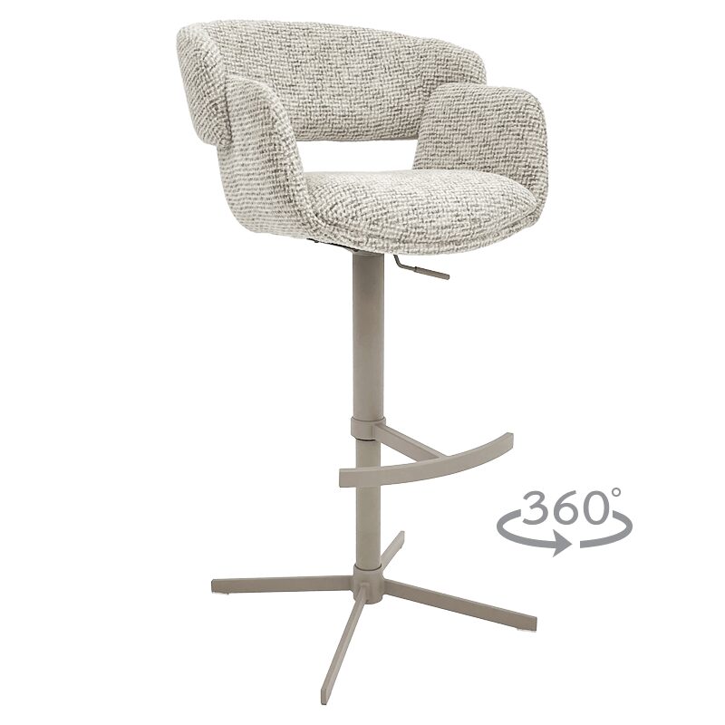 Бар стол PAIDE – бял 29