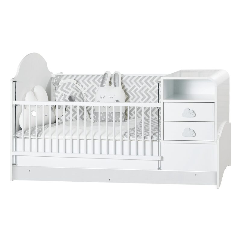 Бебешка кошара и детско легло 2в1 PORI 80 х 180