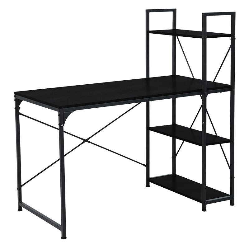 Бюро с етажерка TUZLA – черен
