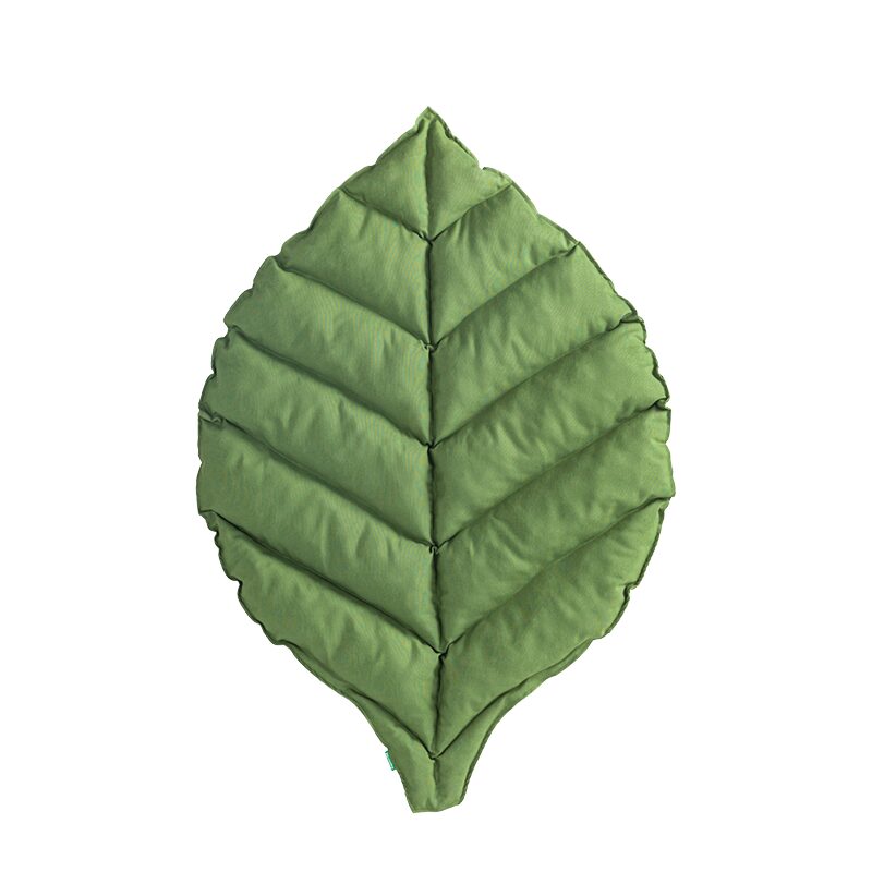 Детска възглавница MY HOUSE листо – зелена