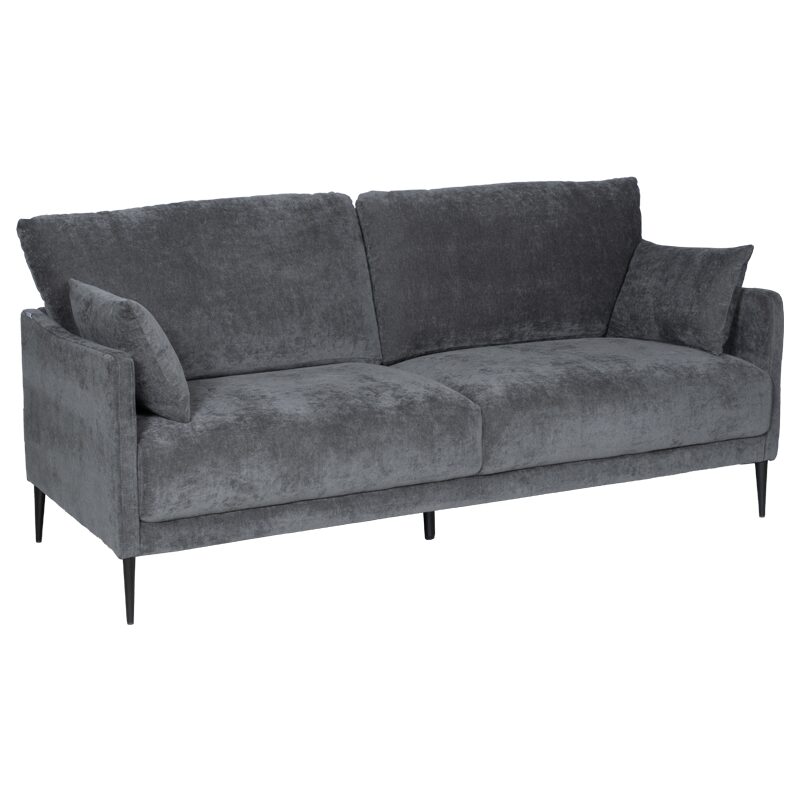 Диван тройка KAMINA – тъмносив M18