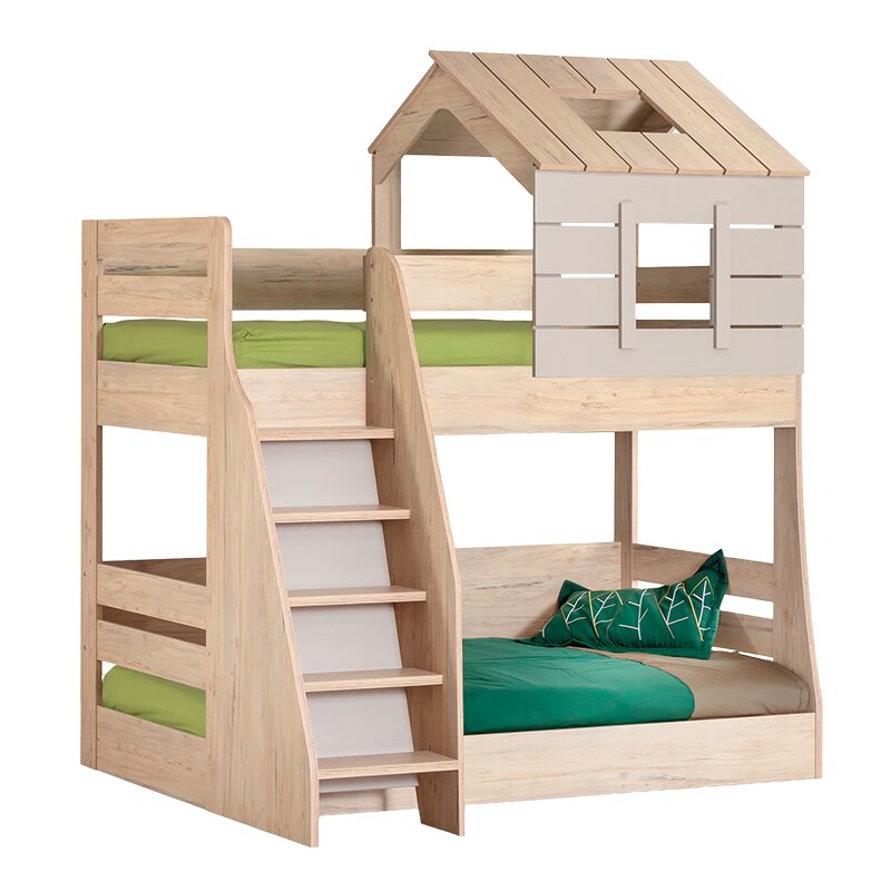 Двуетажно детско легло MY HOUSE – ляво