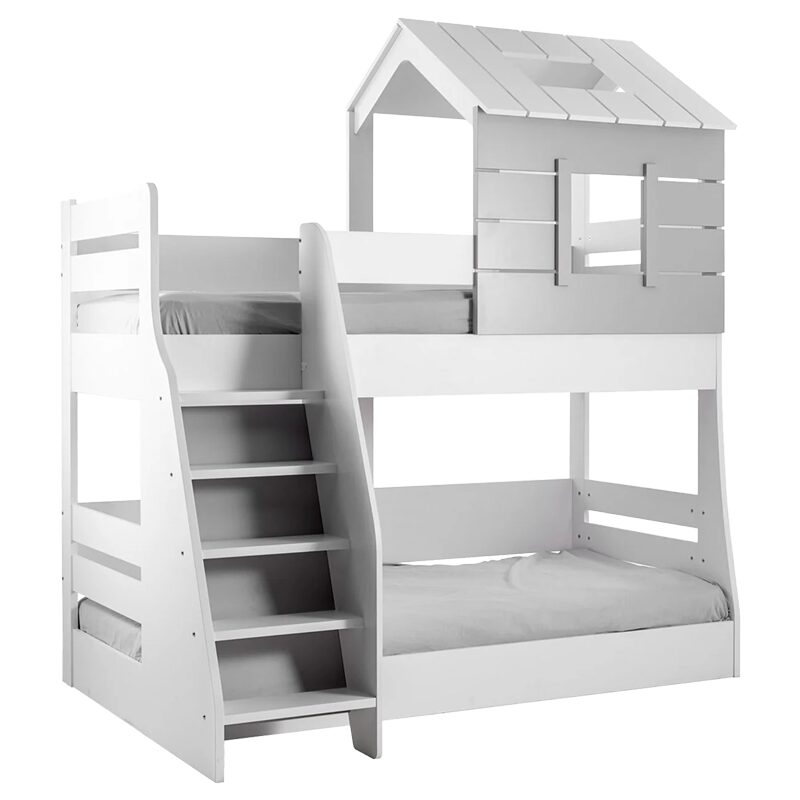 Двуетажно детско легло WHITE HOUSE